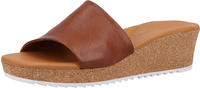 Paul Green Wedge Mules (7398) nougat