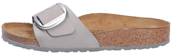 Birkenstock Madrid Big Buckle Nubukleder dove gray (schmal)