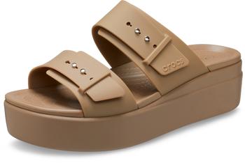 Crocs Brooklyn Sandal Low Wedge (207431) khaki