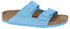 Birkenstock Arizona Weichbettung Veloursleder blue (narrow)