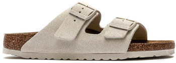 Birkenstock Arizona Veloursleder (schmal) antikes wei&szlig;