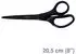 Leitz Schere Titan Anti-Haft 54206095 205mm schwarz