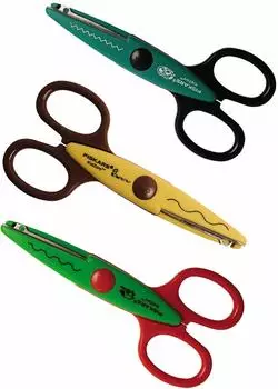 Fiskars Kidzors Kinder-Dekorscheren Sumpftiere 13cm, 3 St&uuml;ck (FI8231)