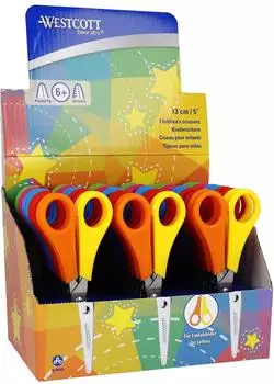 Westcott Kids Schere gerader Kunststoffgriff 13cm (E-2151S)