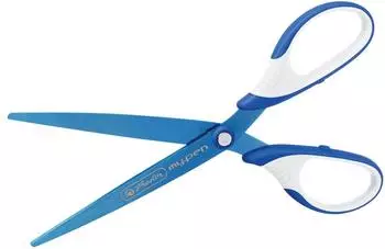 Herlitz my.pen Schere 18cm blau/weiß Rechtshänder (50046751)