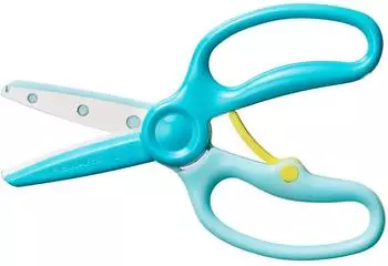 Fiskars Kinderschere Training, 13cm, blaugr&uuml;n (1064068)