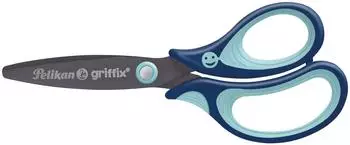 Pelikan griffix Schulschere rund, blau, Rechtshänder (819145)