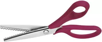 Clauss Zick-Zack-Schere Kunststoffgriff 21cm magenta (00107)