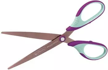 Herlitz my.pen Schere spitz, lila/minze, Rechtsh&auml;nder (50046744)