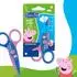 Staedtler Noris Junior Peppa Pig Bastelschere, rund, blau/rosa, Rechtshänder (965 40BKL1)