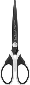 Herlitz my.pen Schere f&uuml;r Linksh&auml;nder, schwarz/wei&szlig;, 17cm (50027194)