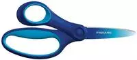 Edding Fiskars Gro&szlig;e Kinderschere ab 8 Jahre 15 cm Ombre blau Linksh&auml;nder