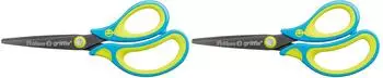 Pelikan Griffix SC1RSO Spitzschere, Neon Fresh Blue, Rechtshänder (820905)