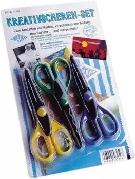 Wedo Kreativscheren-Set (77193) 3er Set