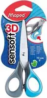 Maped 069300, Maped Bastelschere Sensoft 3D, L"nge: 130 mm, Rechtsh"nder (13 cm)