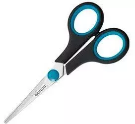 Westcott Schere Easy Grip 13cm blau