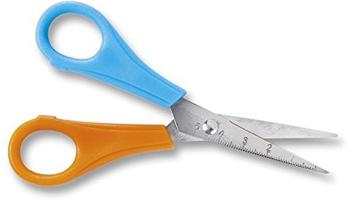 Folia Kinder Bastelschere spitz mit cm-Einteilung für Linkshänder