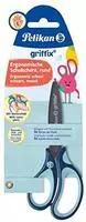 Pelikan Schul-Schere griffix Rund 14cm Blau, Linksh&auml;nder