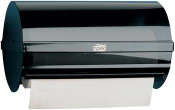 Tork Putztuchspender W5 Variobox für Kleinrollen Kunststoff schwarz/grau transparent (209167)