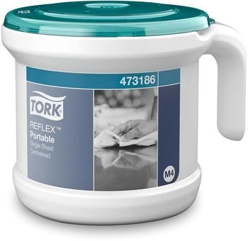 Tork Reflex Tragbarer Innenabrollungsspender M4 weiß/türkis (473186)