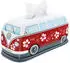 Brisa Kosmetik-Taschentuchspender Neopren T1 Bus Design Hibiskus/Rot (BUNE201)