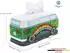 Brisa T1 Bulli Bus Neopren Kosmetik-Taschentuchbox, Peace, Grün (BUNE203)