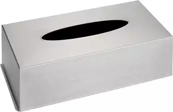 Wenko Kosmetiktücherbox Edelstahl, silber (16874100)
