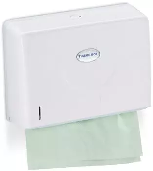 Relaxdays Papierhandtuchspender zur Wandmontage, weiß, 2er-Set