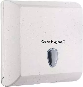 Green Hygiene Hochstapler Papierhandtuchspender, Recycling-Kunststoff, wei&szlig;-meliert (90870)