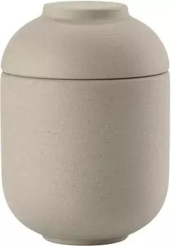 Zone Denmark Sensu Vorratsdose mit Deckel Ø6,5x9cm taupe (37654)
