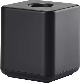 Zone Denmark Ume Taschentuchbox quadratisch, Kunststoff, schwarz (36023)