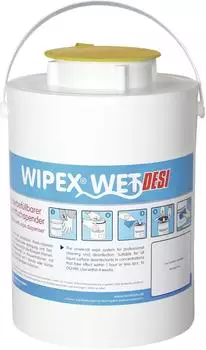 Plus Minus Zero Wipex Wet Feuchttuchspender, gelb, Kunststoff (999915)
