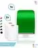 Blanc Hygienic Cosmos Autocut Handtuchrollenspender grün/weiß + 2 Classico Rollen (PS-htz108-FS-3350WG)