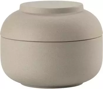 Zone Denmark Sensu Vorratsglas mit Deckel Ø10,5x7,5 cm, taupe