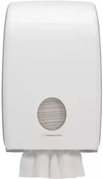 Kimberly-Clark Aquarius Falthandtuchspender, weiß, Kunststoff (6945)