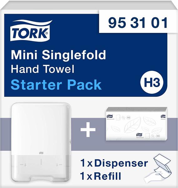 Tork Starter Pack für Zickzack und Lagenfalz Handtücher (953101)