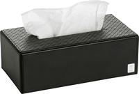 JOOP Papiertuchbox Bathline schwarz, rechteckig B 25 cm, H 8 cm, T 12,5 cm -...