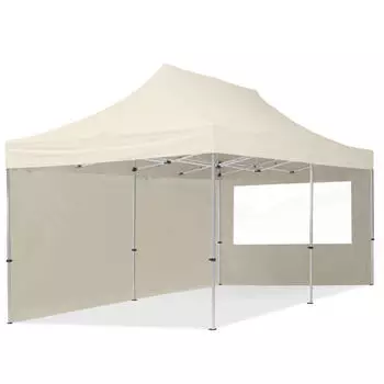 Toolport Economy 600 x 300 cm mit 2 Seitenteilen creme (59022)
