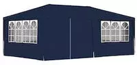 vidaXL Profi-Partyzelt mit Seitenw&auml;nden 4&times;6 m Blau 90 g/m&sup2;