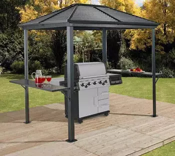 Sojag Aluminium BBQ Grill Pavillon Ventura 5x8 179x244 cm