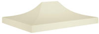vidaXL Partyzelt-Dach 4,5x3 m Creme 270 g/m&sup2;