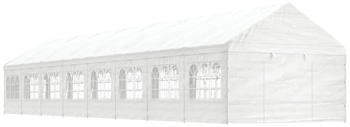 vidaXL Pavillon mit Dach 17,84x4,08x3,22 m Polyethylen Weiß (3155492)