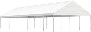 vidaXL Pavillon mit Dach 17,84x5,88x3,75 m Polyethylen Weiß (3155524)