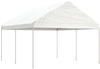 vidaXL Pavillon mit Dach 4,46x4,08x3,22 m Polyethylen Weiß (3155510)