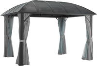 KONIFERA Pavillon "M&aacute;laga" inkl. 4 Seitenteile und 4 Moskitonetzten,