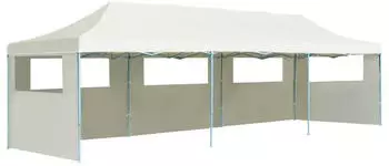 vidaXL Pop-Up mit 5 Seitenw&auml;nden 300 x 900 cm creme (44975)