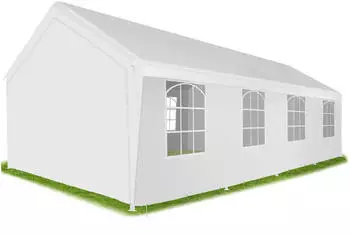 TecTake Partyzelt Mammut 8 x 4 m wei&szlig;