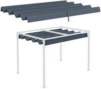 Outsunny Ersatzdach F&uuml;r 2,85 X 2 M Pergola, Wasserabweisend Einziehbar Welle