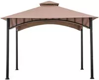 Stoff Pavillion Lauro In Braun - 340cm X 340cm