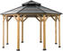 Sunway Sunjoy Gazebo Eggi 395 x 395 cm anthrazit
